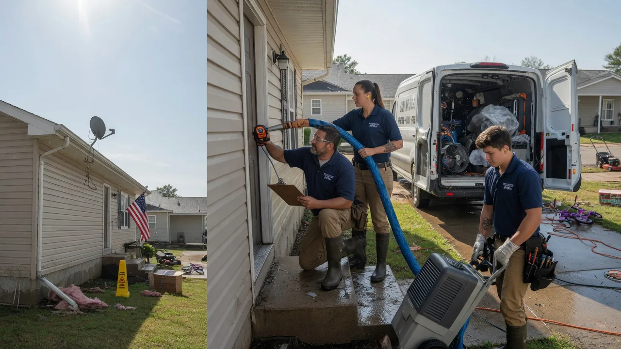 Ceiling Water Damage Restoration in Kelso, MO near me
